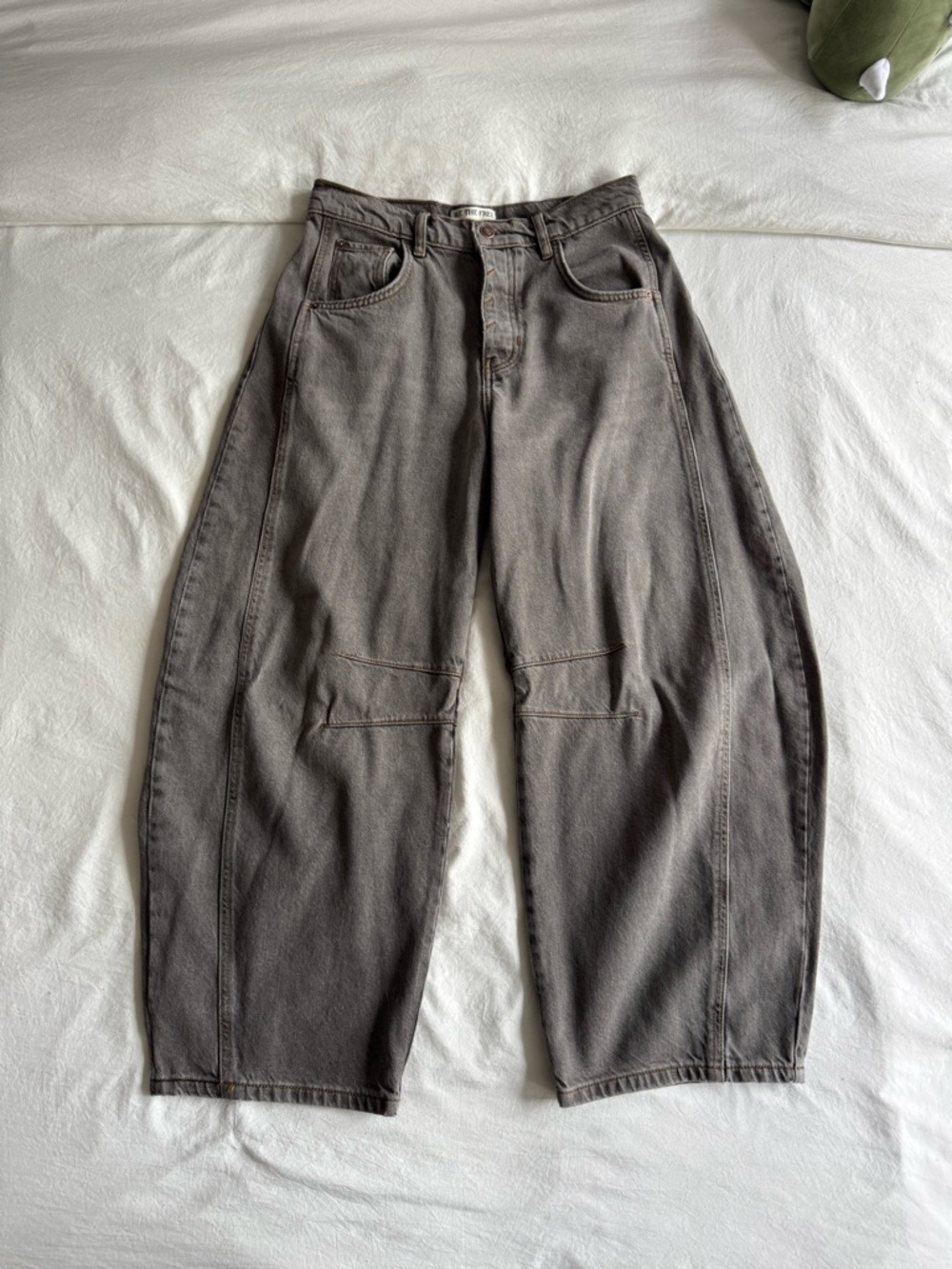 Free People Barrel Jeans